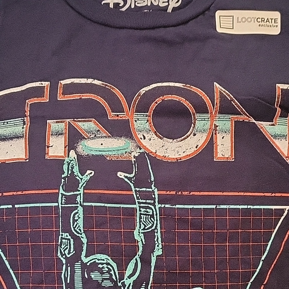 Disney Tron Navy and Teal T-Shirt Kids